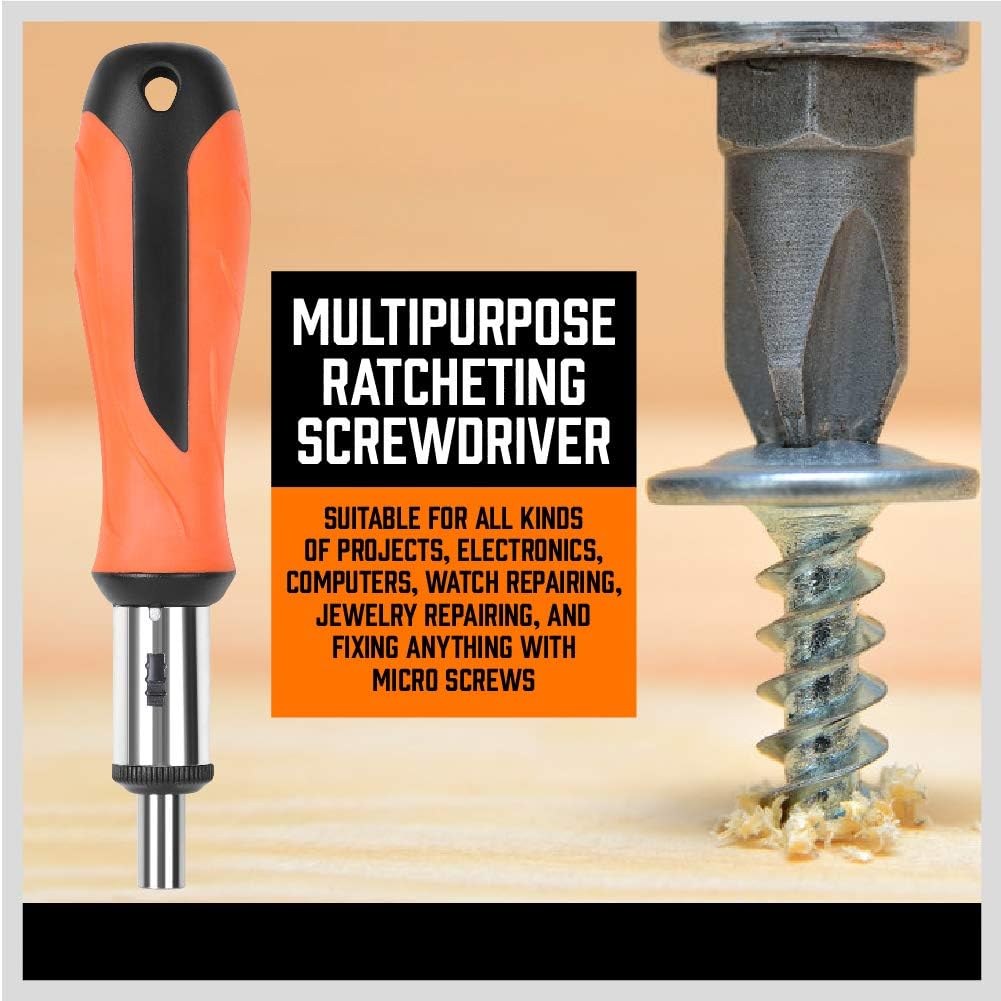 SEDY 124-Piece Magnetic Screwdriver Set – Complete Tool Kit with Ratchet, Bits, Allen Keys & Storage