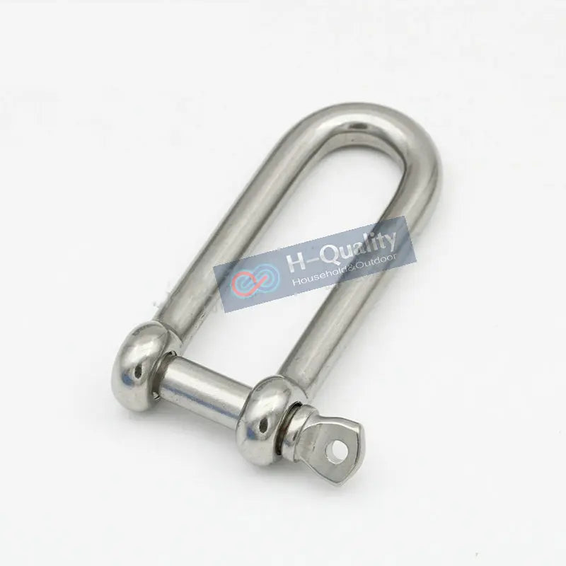 Stainless Steel D Shackle – Long & Wide (M4–M14)