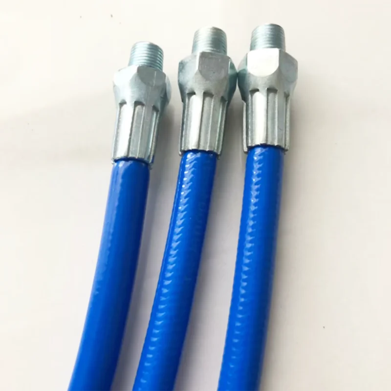 High Pressure Flexible Grease Gun Hose 40–150cm (6500 PSI)