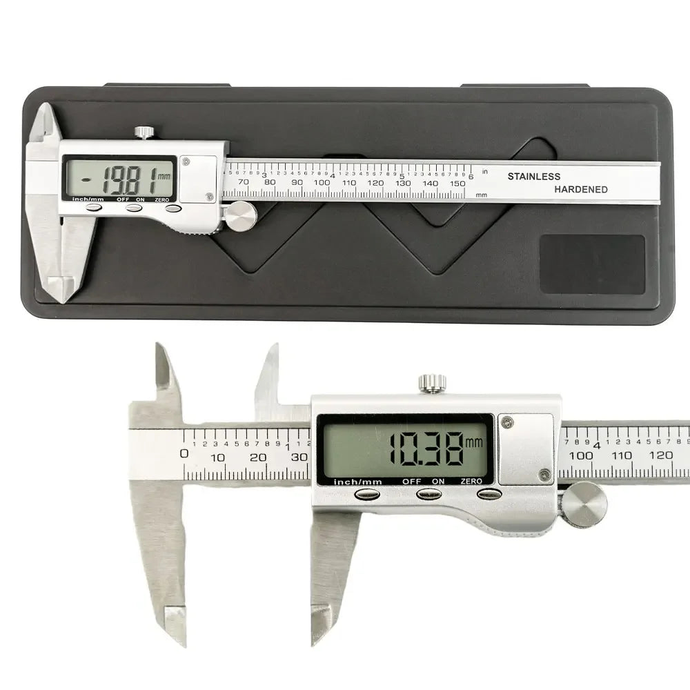 150mm Digital Vernier Caliper – Stainless Steel 0.01mm Precision Measuring Tool