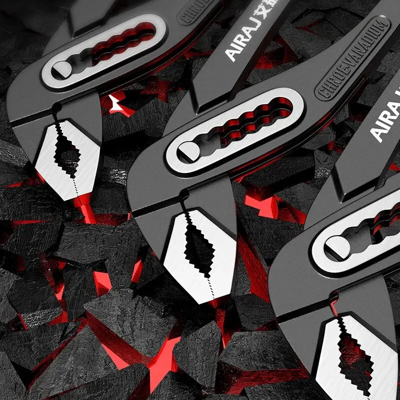 AIRAJ Quick-Release Water Pump Pliers – Chromium Vanadium, 8", 10" & 12" Sizes