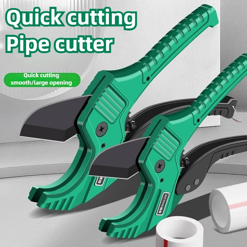 Ratchet Pipe Cutter – SK5 Blade, PVC / PU / PP / PE Hose (42mm or 64mm Capacity)