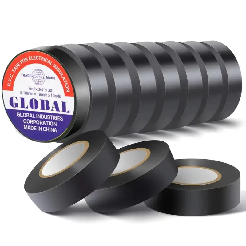 Black Rubber Electrical Insulation Tape 10m – High Temperature Resistant