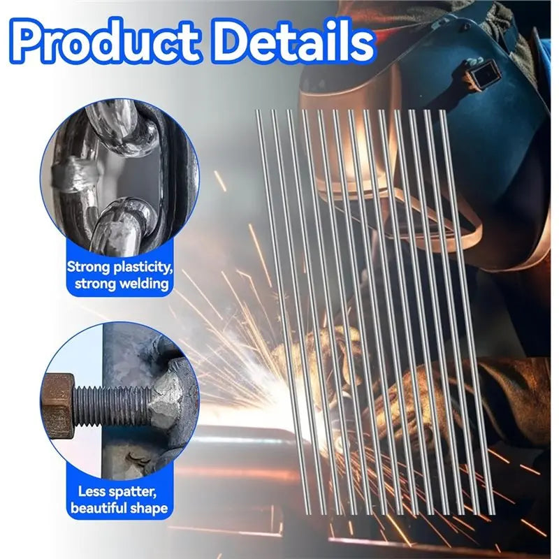 Aluminum Brazing Rods 50PCS - Low Melt Flux-Core