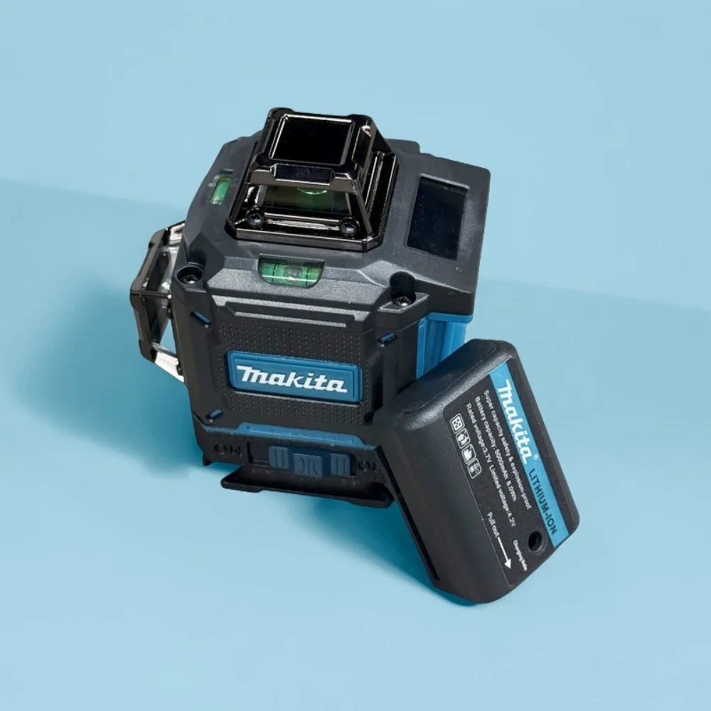 Makita 16-Line 4D Laser Level – 360° Self-Leveling Green Cross Line Laser