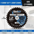 Okerqi Carbide Metal Cutting Saw Blade – 110/115/125/145/150/185mm for Steel, Conduit & Angle Iron
