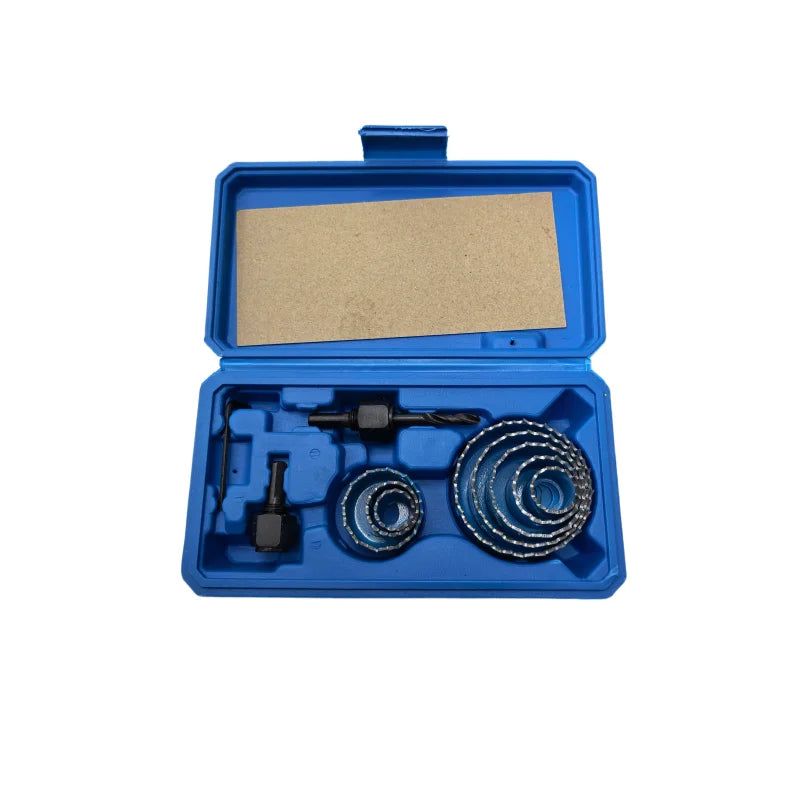 11pc Carbon Steel Hole Saw Set 19–64mm with Case