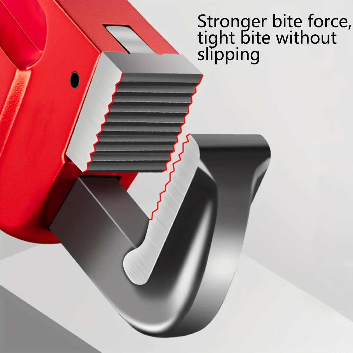 Heavy-Duty Adjustable Pipe Wrench – Heat Treated Steel, 8", 10" or 12"