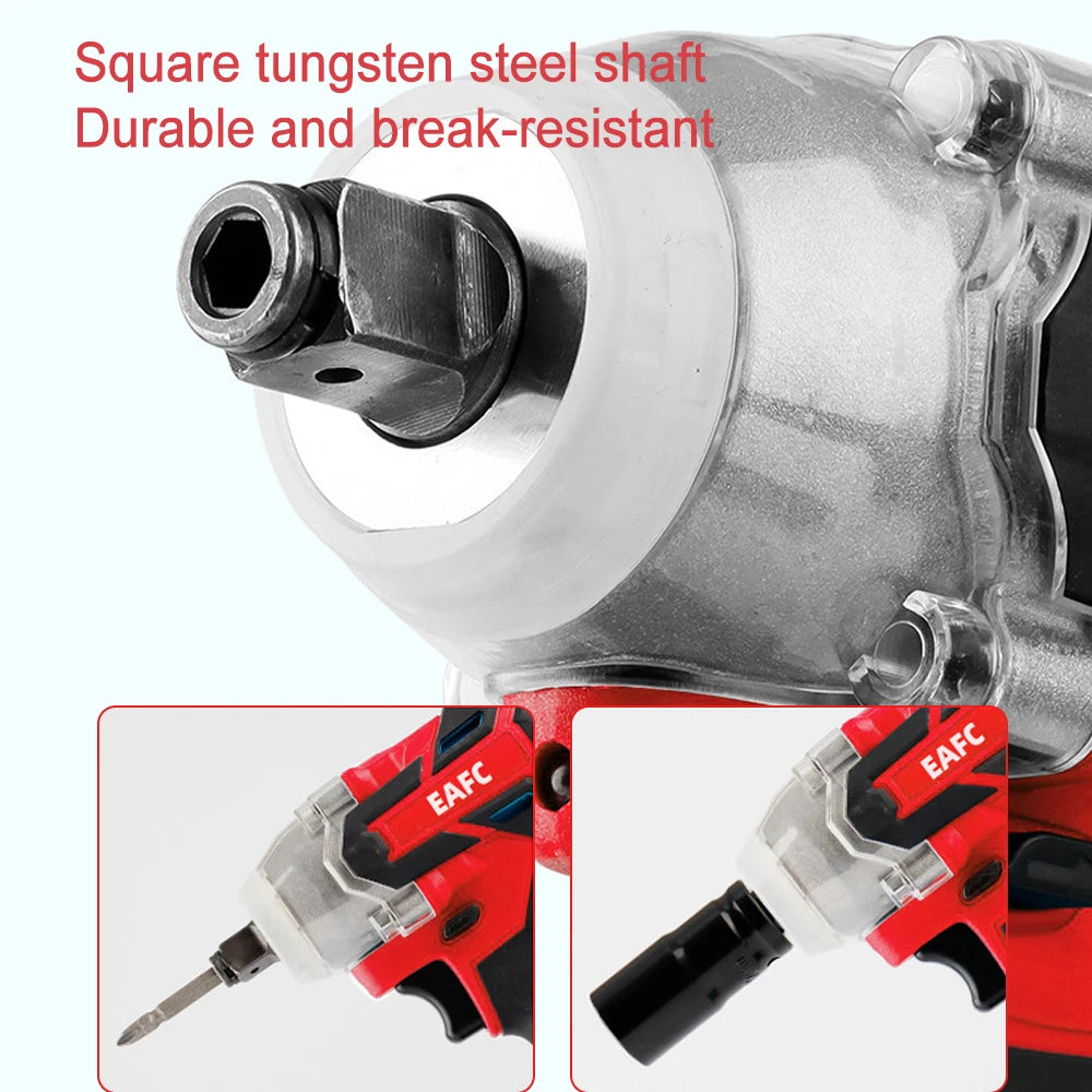 EAFC 350Nm Brushless Cordless Impact Wrench | USB Rechargeable | 30Wh & 60Wh | LED Light
