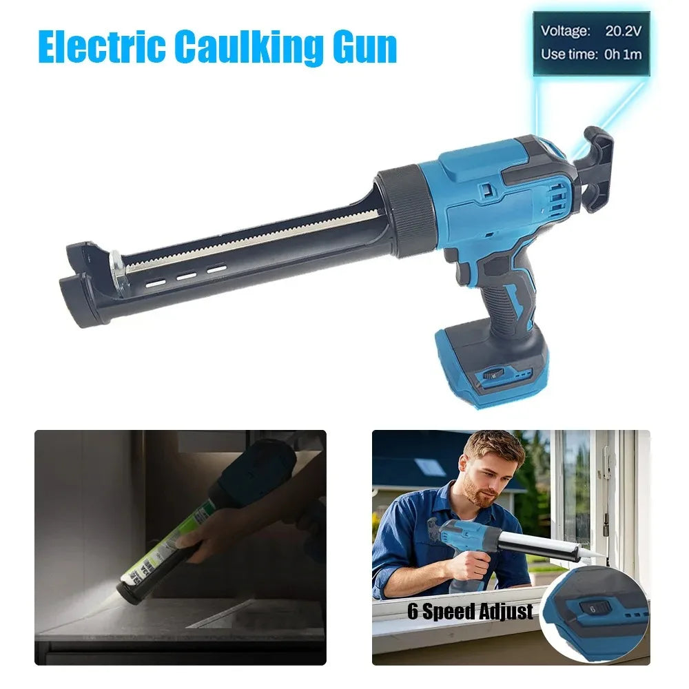 18V Cordless Caulking Gun for 300 ml Sealant (No Battery)