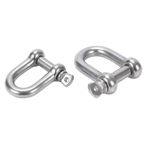 304 Stainless Steel Shackles – D-Ring & Bow (M4–M16)