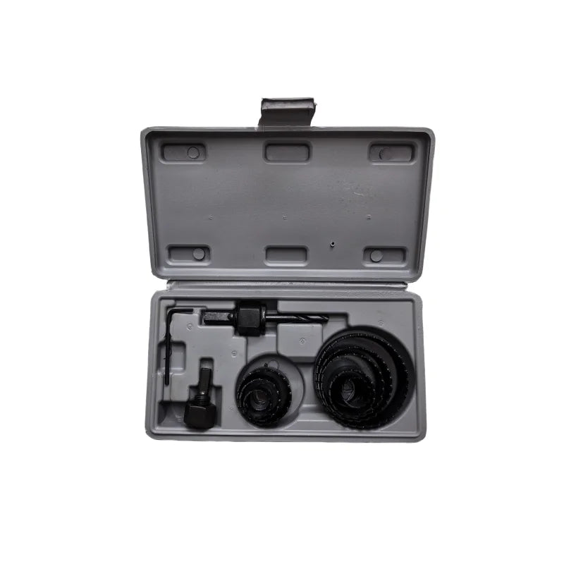 11pc Carbon Steel Hole Saw Set 19–64mm with Case