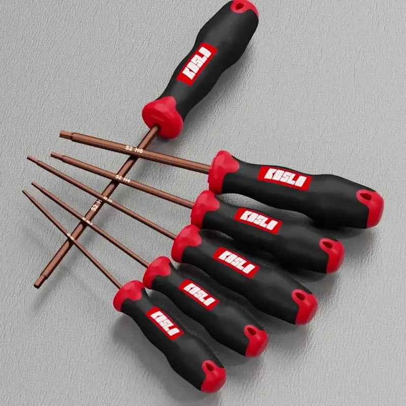 Magnetic Hex Key Screwdriver Set – H1.5 to H6 Extended Handle Allen Key Tool