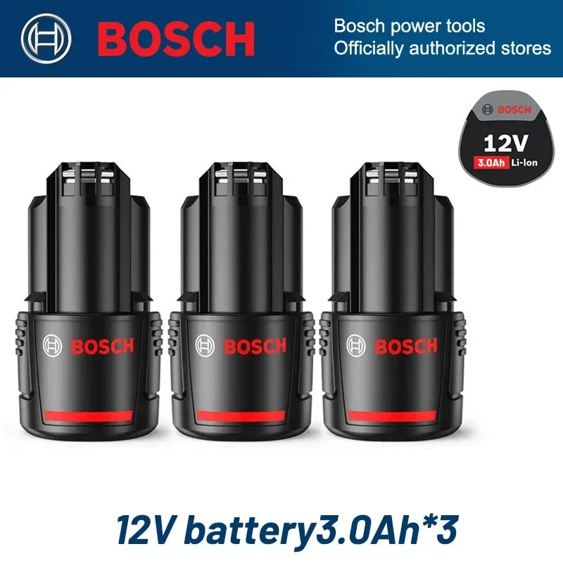 Bosch 12V Compatible Battery 3.0Ah – BAT411 BAT412 BAT413 Lithium-Ion with Optional Charger