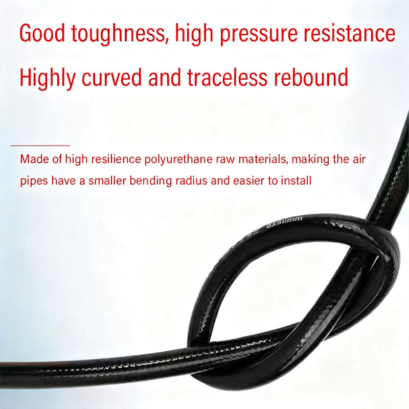 Braided High-Pressure Air Compressor Hose 8×5mm – Reinforced PVC Air Hose for Compressors