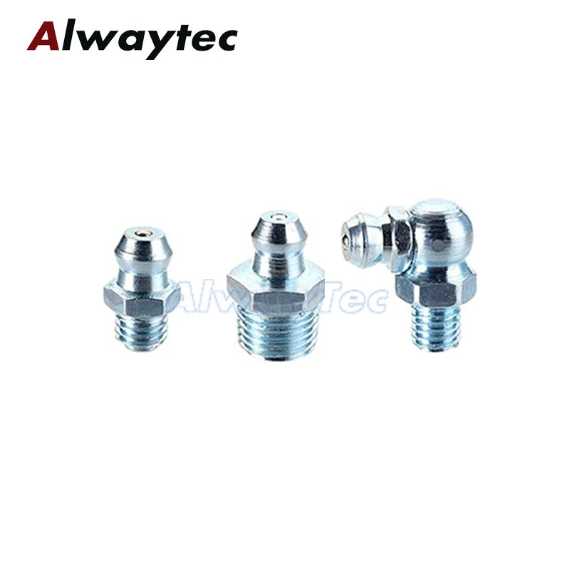 Hydraulic Grease Nipple Zerk Fitting Set – 50pc or 110pc Zinc-Plated Steel (Metric & Imperial)