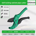 Ratchet Pipe Cutter – SK5 Blade, PVC / PU / PP / PE Hose (42mm or 64mm Capacity)