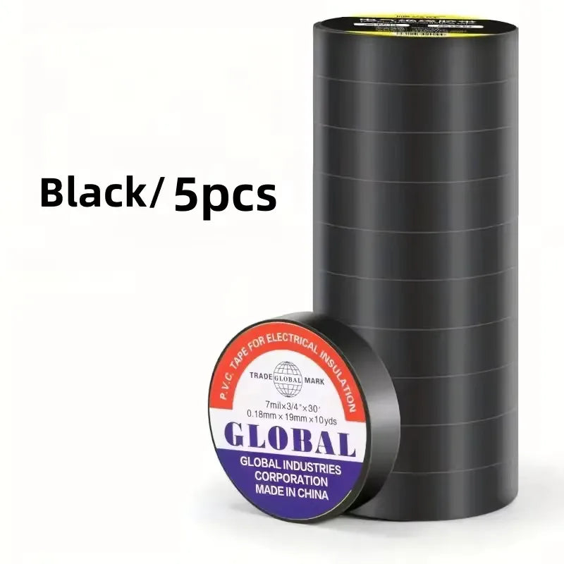 Black Rubber Electrical Insulation Tape 10m – High Temperature Resistant