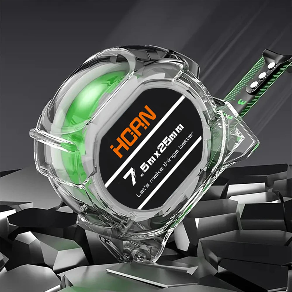Professional Fluorescent Tape Measure - High-Visibility Measuring Tool