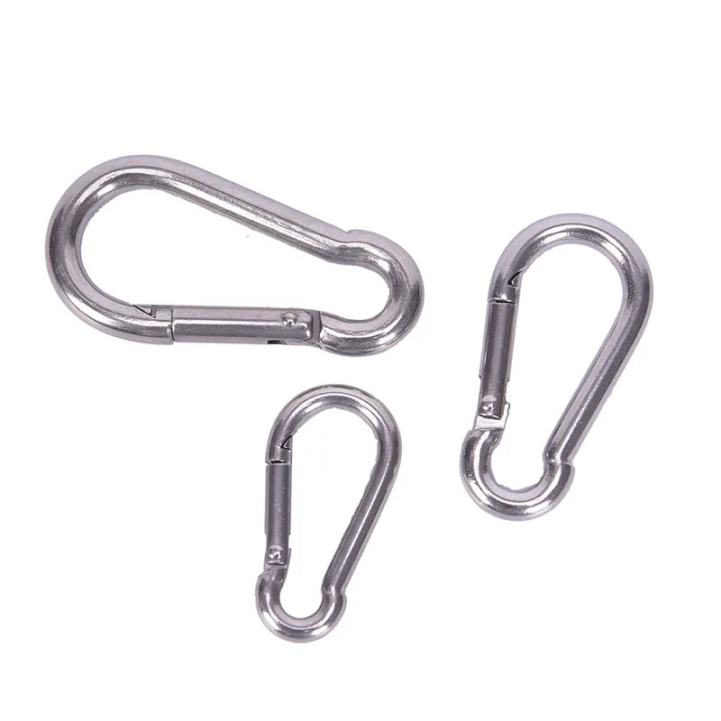 304 Stainless Steel Spring Snap Carabiner Hook