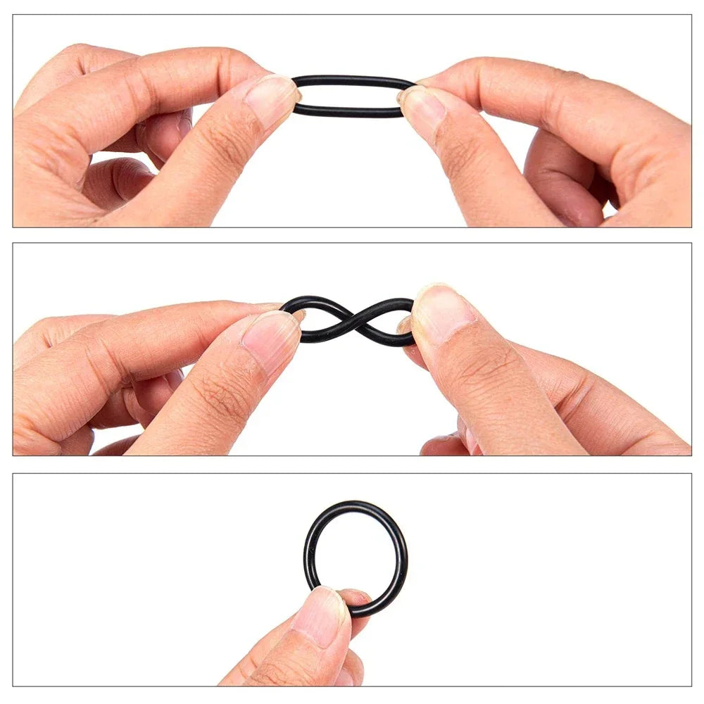 Nitrile Rubber O-Ring Assortment Kit – 32 Sizes (225pcs or 419pcs)