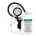 Tire Pressure Gauge 220PSI – Car, Truck & Motorcycle Tyre Inflator with Flexible Hose