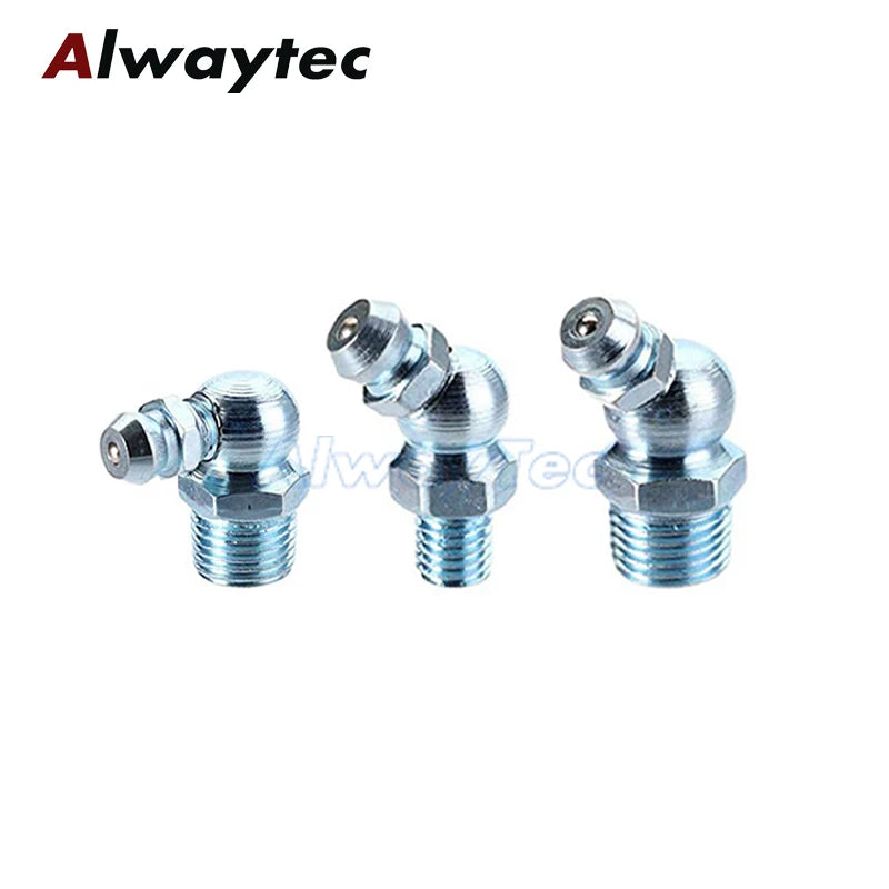 Hydraulic Grease Nipple Zerk Fitting Set – 50pc or 110pc Zinc-Plated Steel (Metric & Imperial)