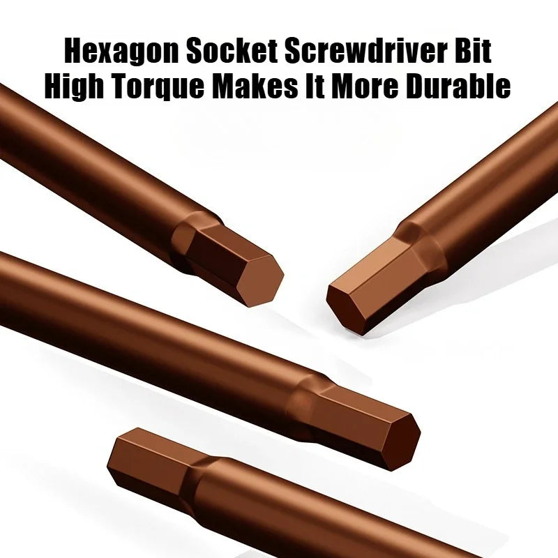 Magnetic Hex Key Screwdriver Set – H1.5 to H6 Extended Handle Allen Key Tool