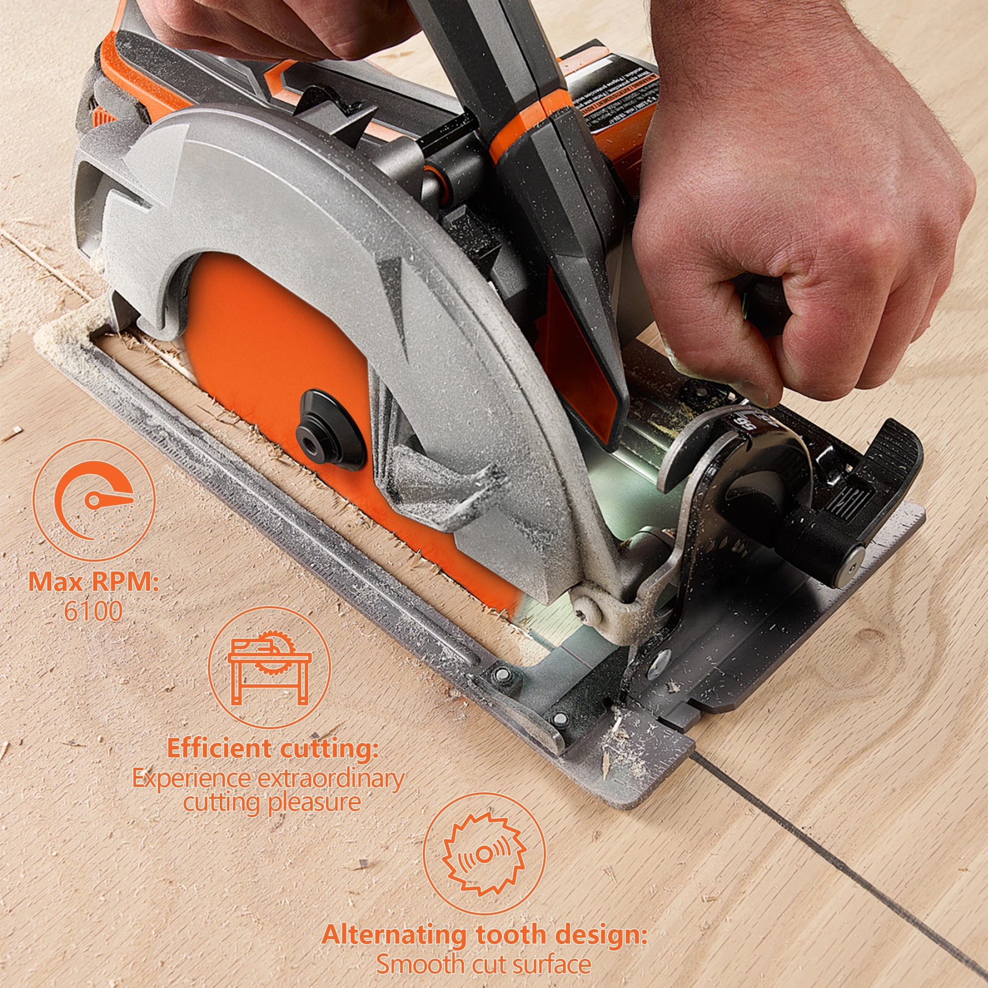 LOONPON TCT Circular Saw Blade – 125/165/216/254mm 40/60/80T Wood Cutting