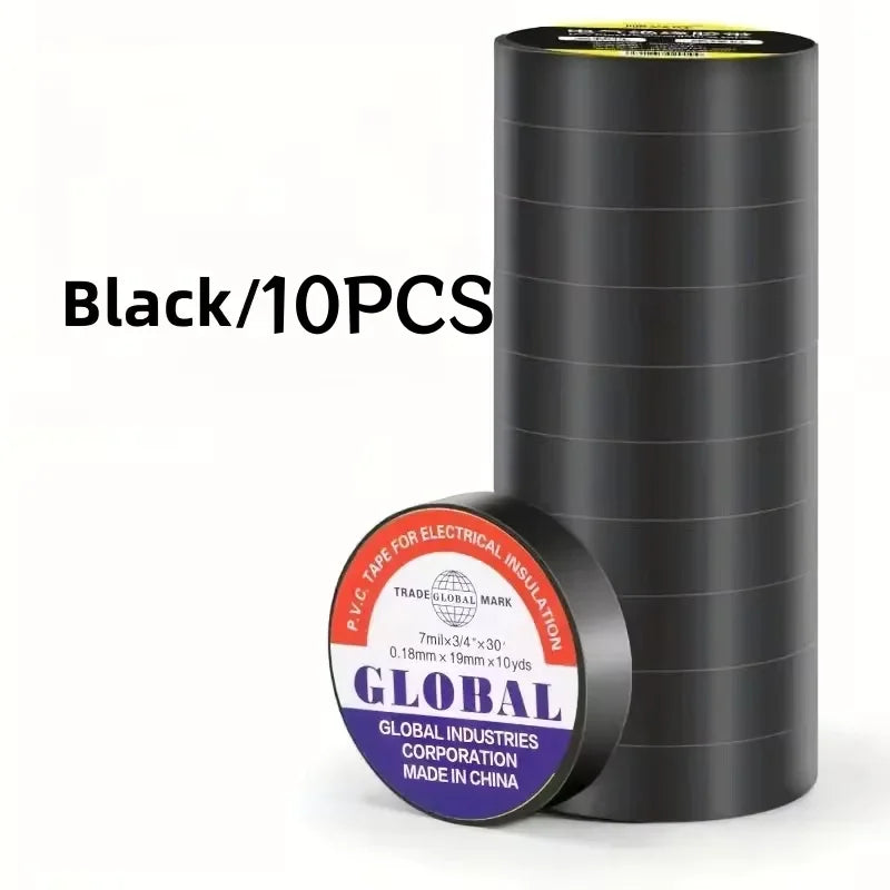 Black Rubber Electrical Insulation Tape 10m – High Temperature Resistant