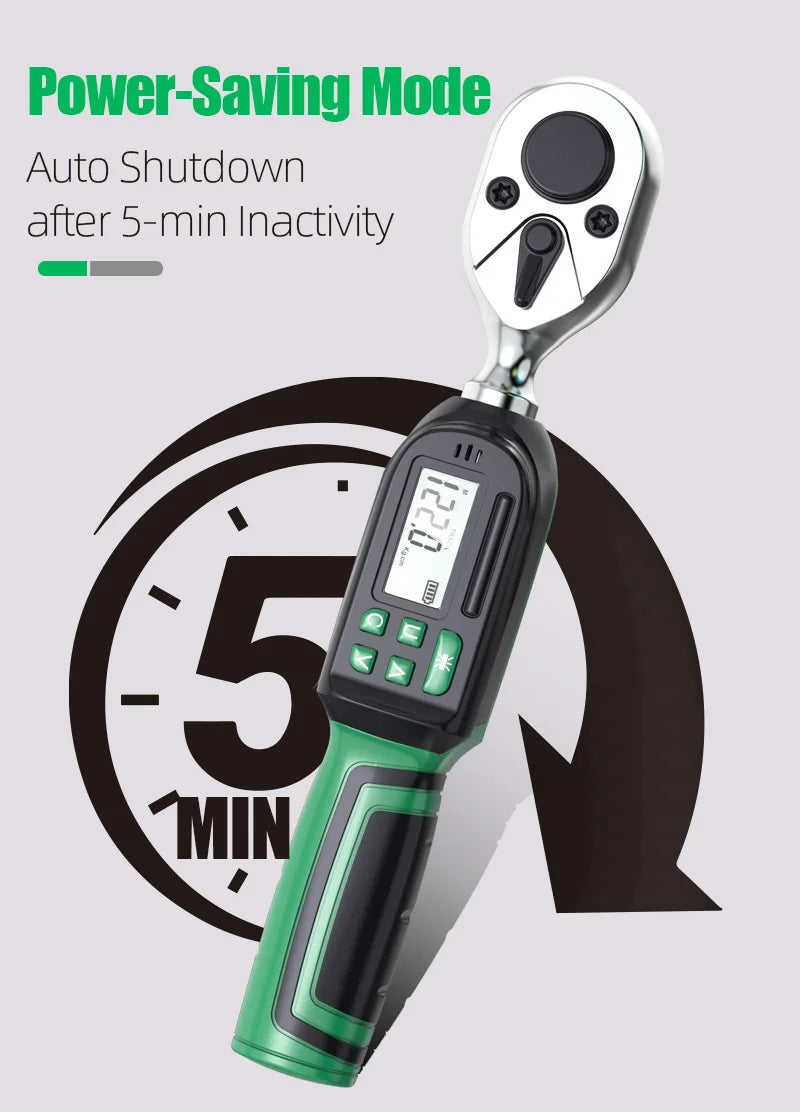LAOA Digital Torque Wrench with LCD Display – Professional Precision, 0.3–1000N.m (LA156006)