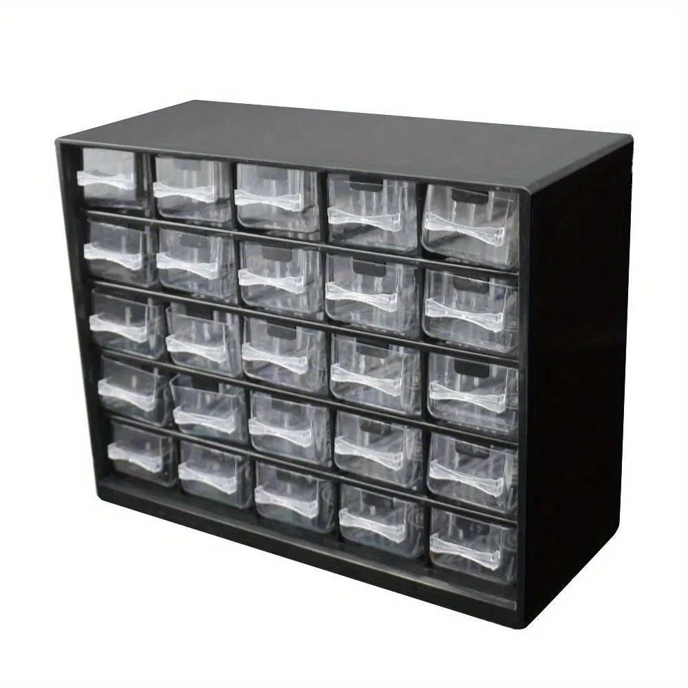 FNICEL 25-Drawer Wall-Mounted Parts Organiser – Screw & Component Storage Box