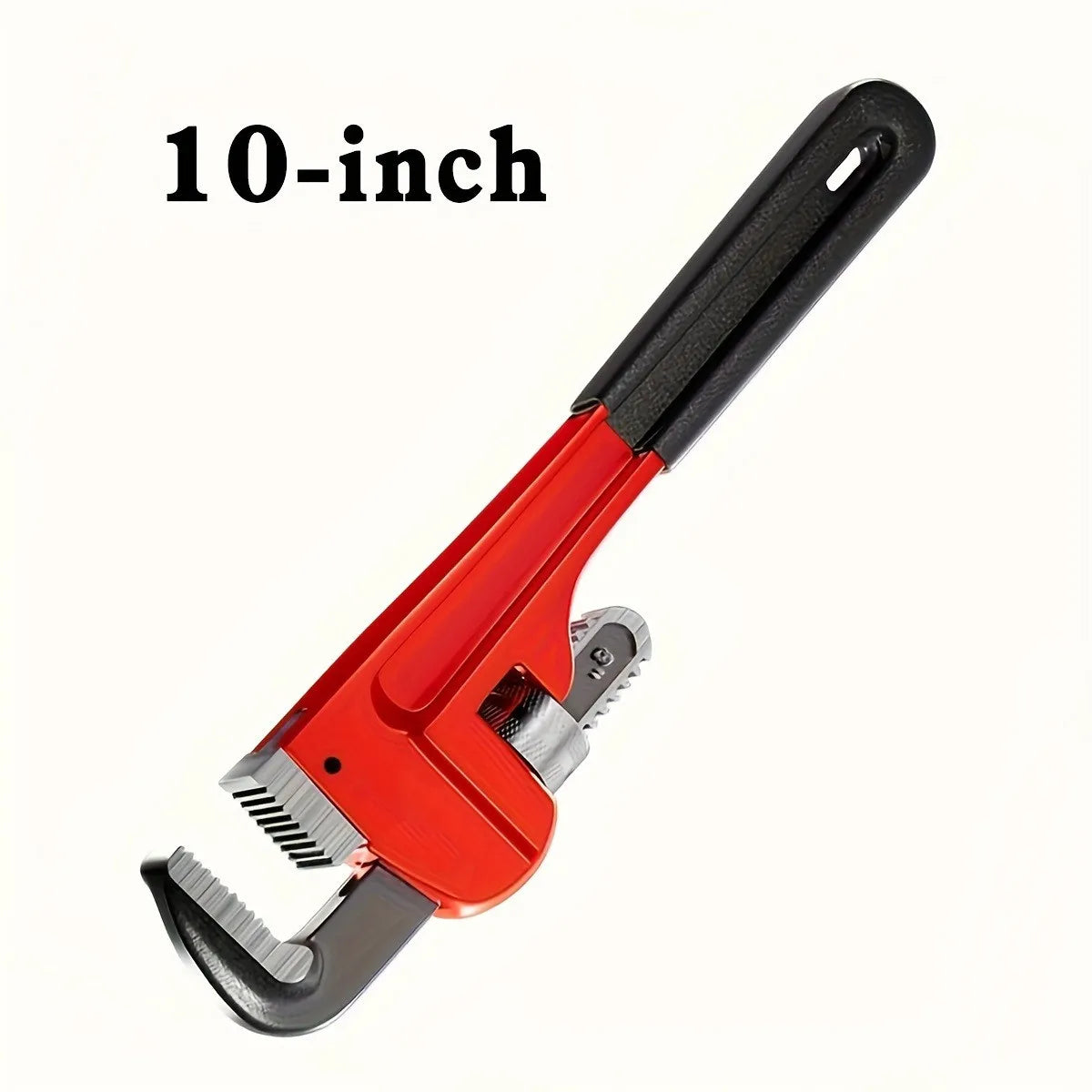 Heavy-Duty Adjustable Pipe Wrench – Heat Treated Steel, 8", 10" or 12"