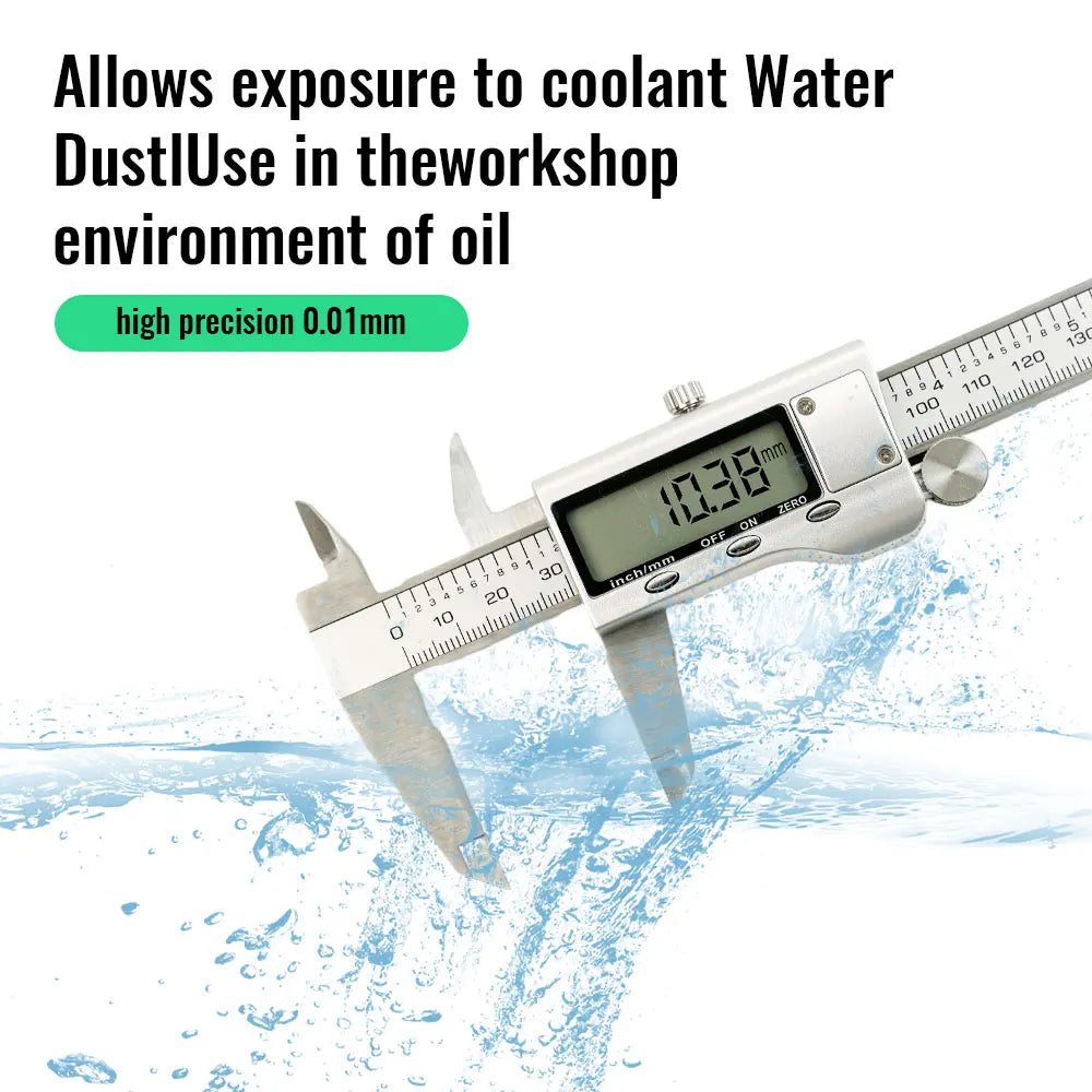 150mm Digital Vernier Caliper – Stainless Steel 0.01mm Precision Measuring Tool