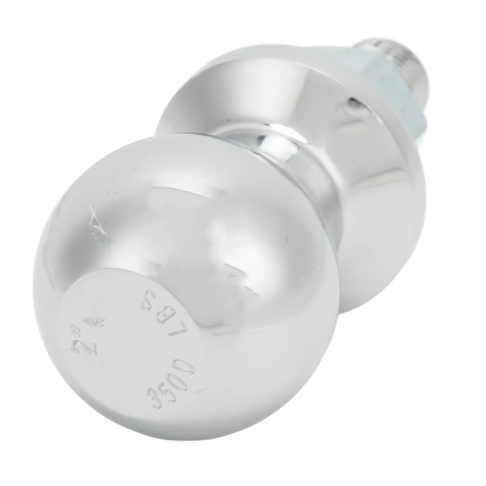 2" Trailer Hitch Ball – 3/4" x 1-3/4" Shank, 3500LB Rated, Chrome Plated Steel
