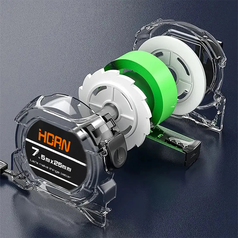 Professional Fluorescent Tape Measure - High-Visibility Measuring Tool