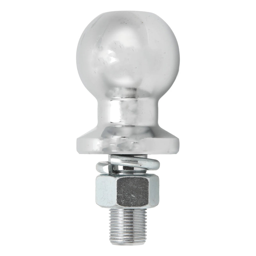 2" Trailer Hitch Ball – 3/4" x 1-3/4" Shank, 3500LB Rated, Chrome Plated Steel