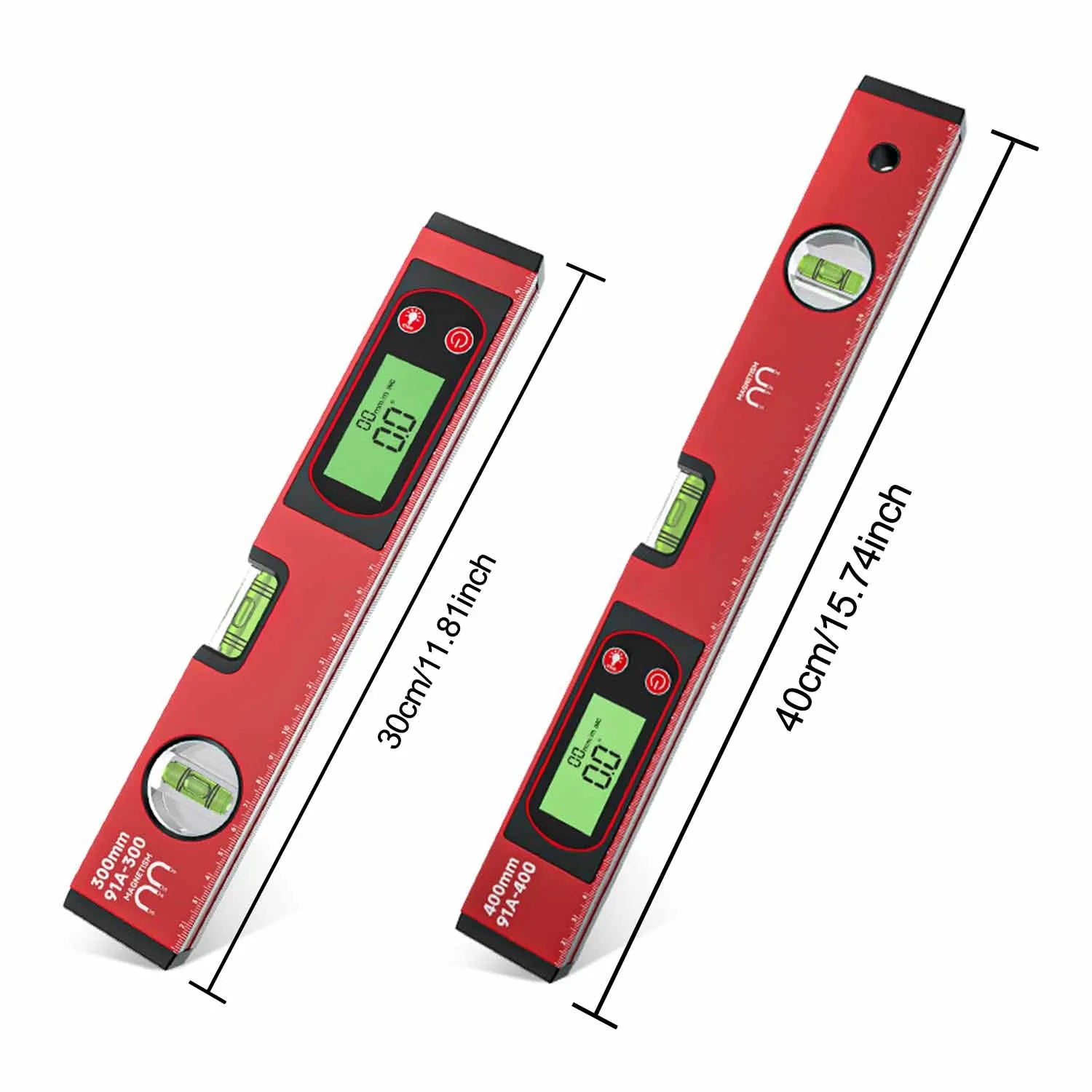 Digital Electronic Spirit Level with Angle Meter - Magnetic Aluminum Alloy