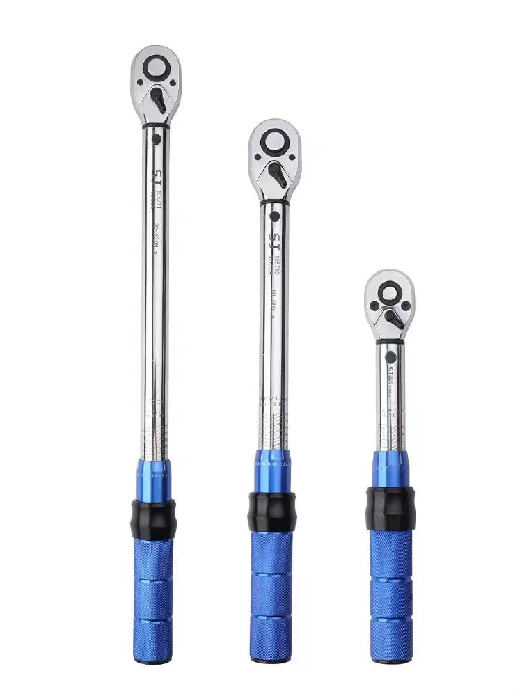Realmote Bidirectional Ratchet Torque Wrench – 1/4", 3/8" & 1/2" Drive, ±3% Precision, CR-V Steel