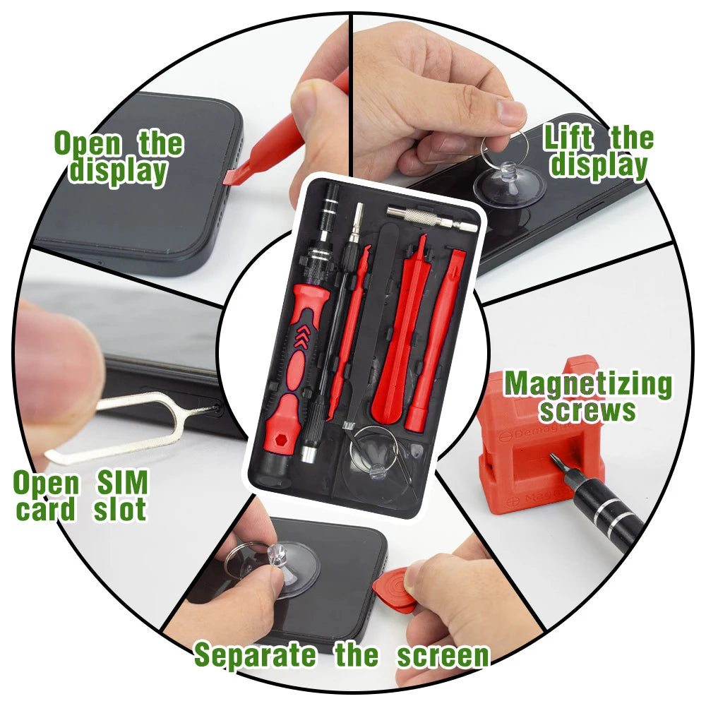 115-in-1 Precision Screwdriver Set | 98 Magnetic Bits | Phone, Laptop & Electronics Repair Kit