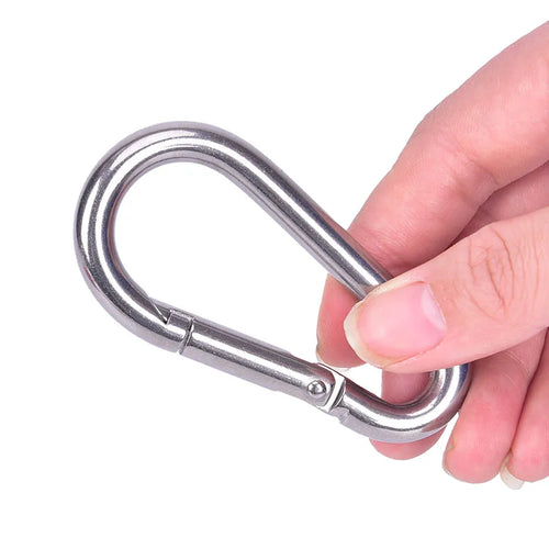 304 Stainless Steel Spring Snap Carabiner Hook