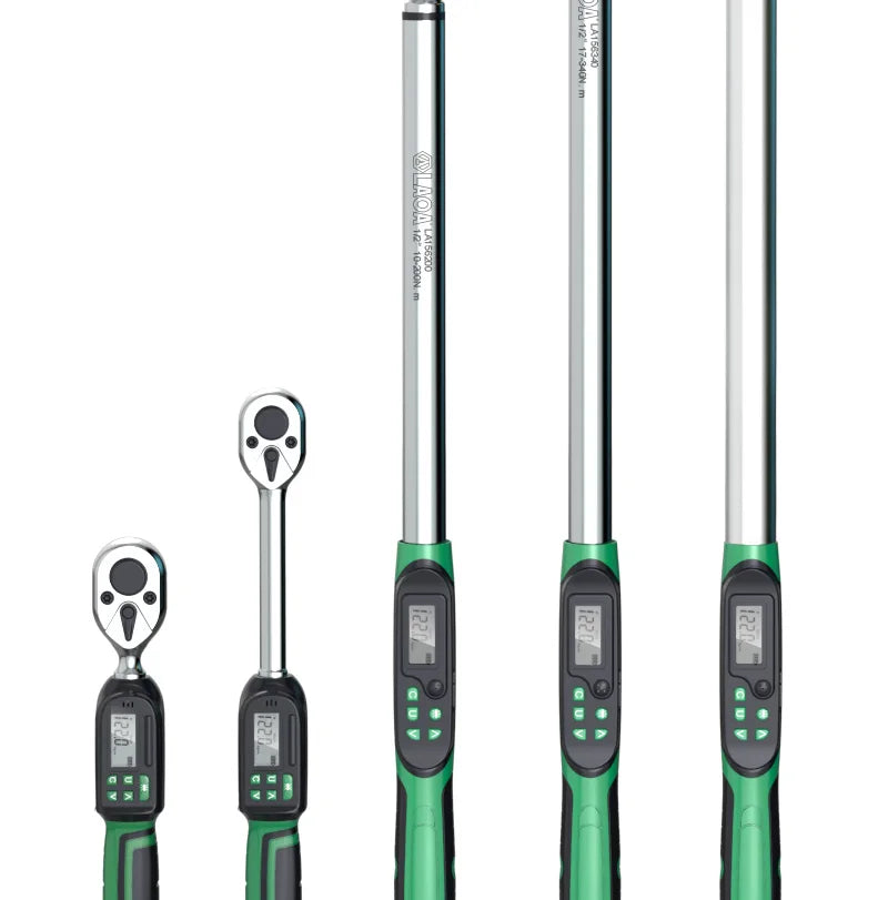 LAOA Digital Torque Wrench with LCD Display – Professional Precision, 0.3–1000N.m (LA156006)