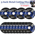 SI FANG 75mm Resin Cutting Discs – 1mm Ultra-Thin Metal Cut-Off Wheels for Angle Grinder (2-100 Pack)
