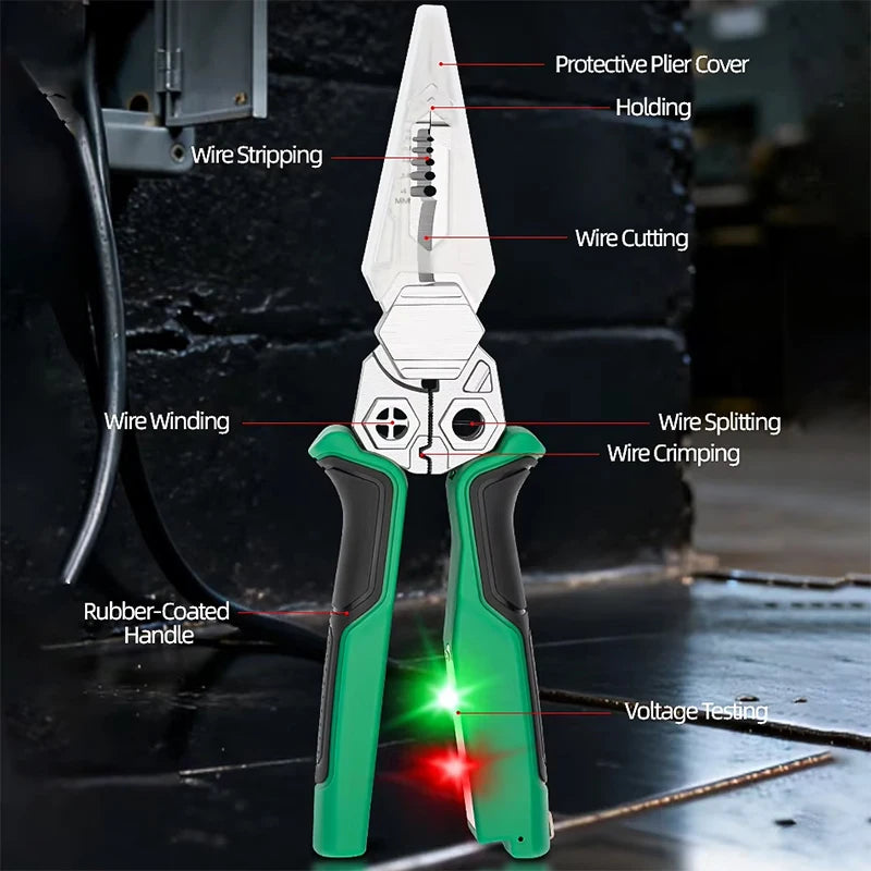 XMSJ Heavy Duty Wire Cutters & Pliers – Diagonal, Needle-Nose & Combination, Singles or 3-Piece Set