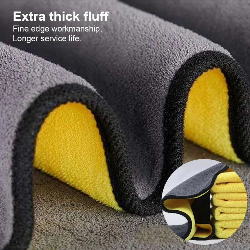 Microfibre Car Wash Towels | Multi-Pack | 30x30, 30x40 & 30x60cm | Scratch-Free Cleaning Cloth