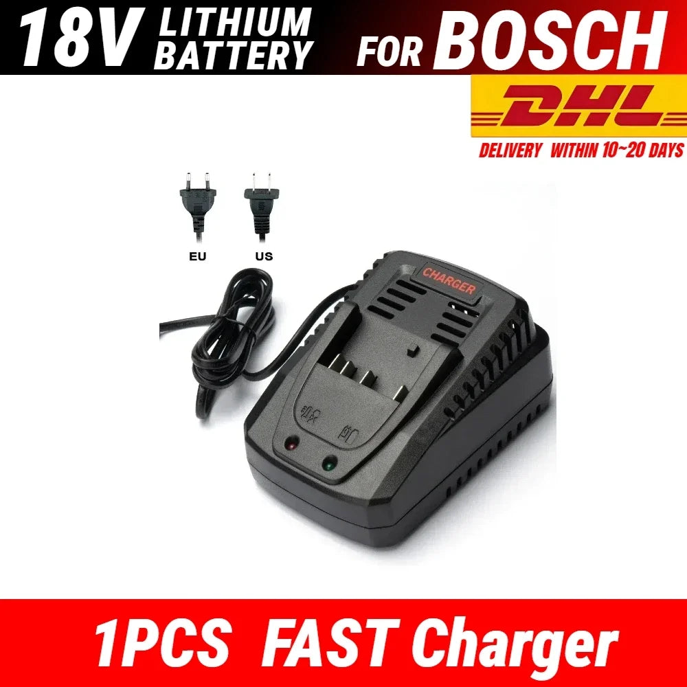 Bosch 18V Compatible Lithium-Ion Battery – 8.0Ah / 10.0Ah / 12.0Ah with BMS Protection | GBA18V BAT618