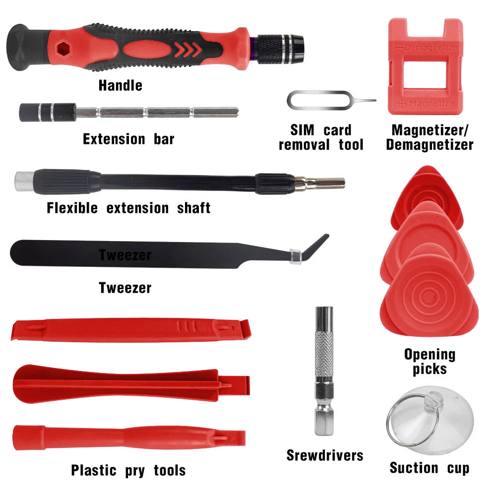 115-in-1 Precision Screwdriver Set | 98 Magnetic Bits | Phone, Laptop & Electronics Repair Kit