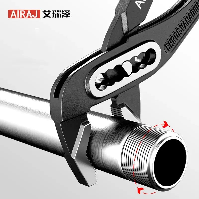 AIRAJ Quick-Release Water Pump Pliers – Chromium Vanadium, 8", 10" & 12" Sizes
