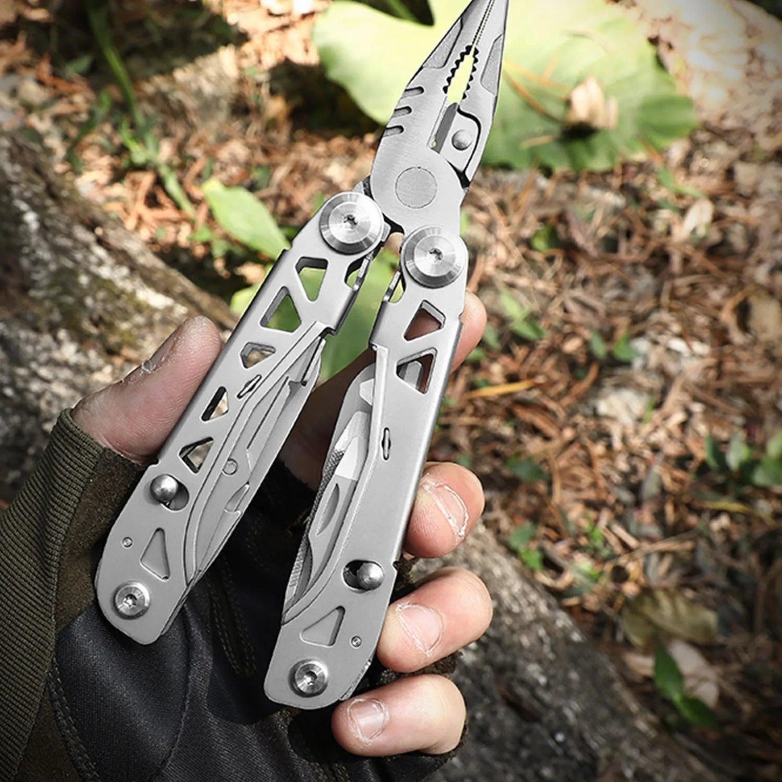 Lightweight Folding Multi-Tool Pliers – Camping & EDC Survival Gear
