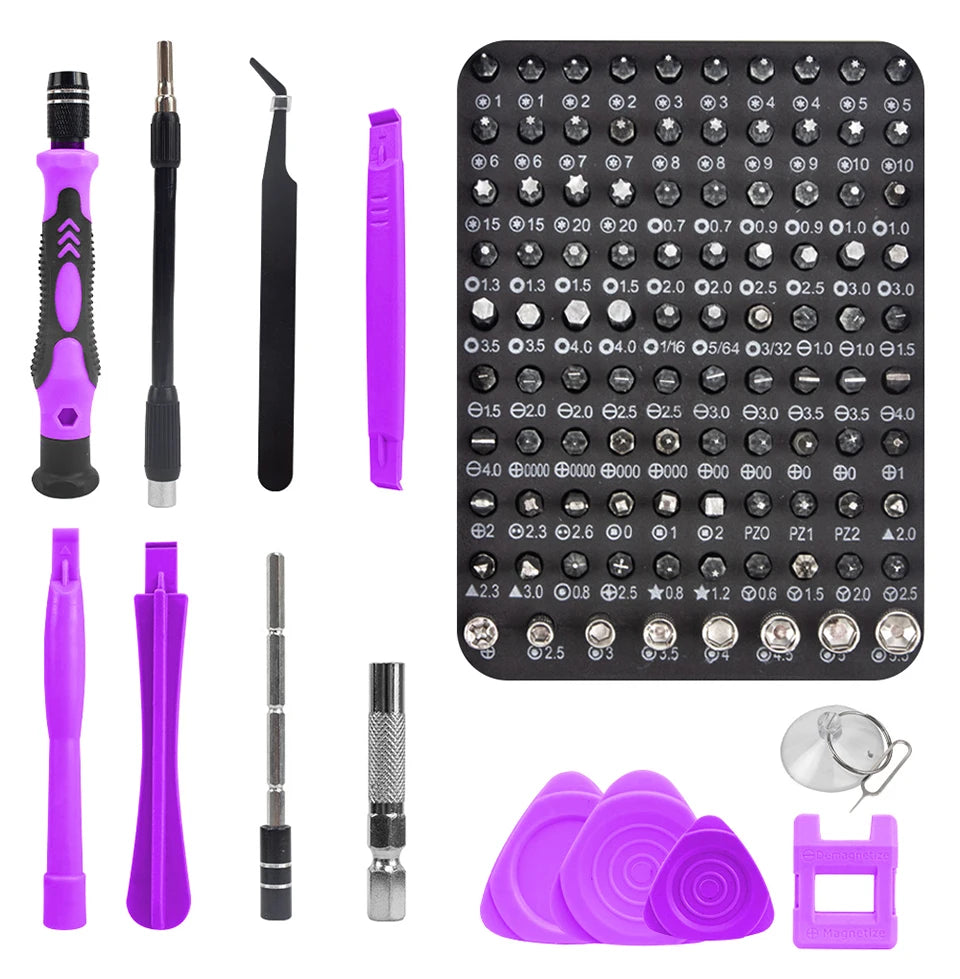 115-in-1 Precision Screwdriver Set | 98 Magnetic Bits | Phone, Laptop & Electronics Repair Kit